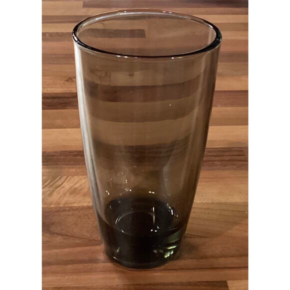 Set of 2 Vintage Libbey Classic Smoke 18 oz Glasses MCM Tumbler Drinkware - Picture 9 of 11